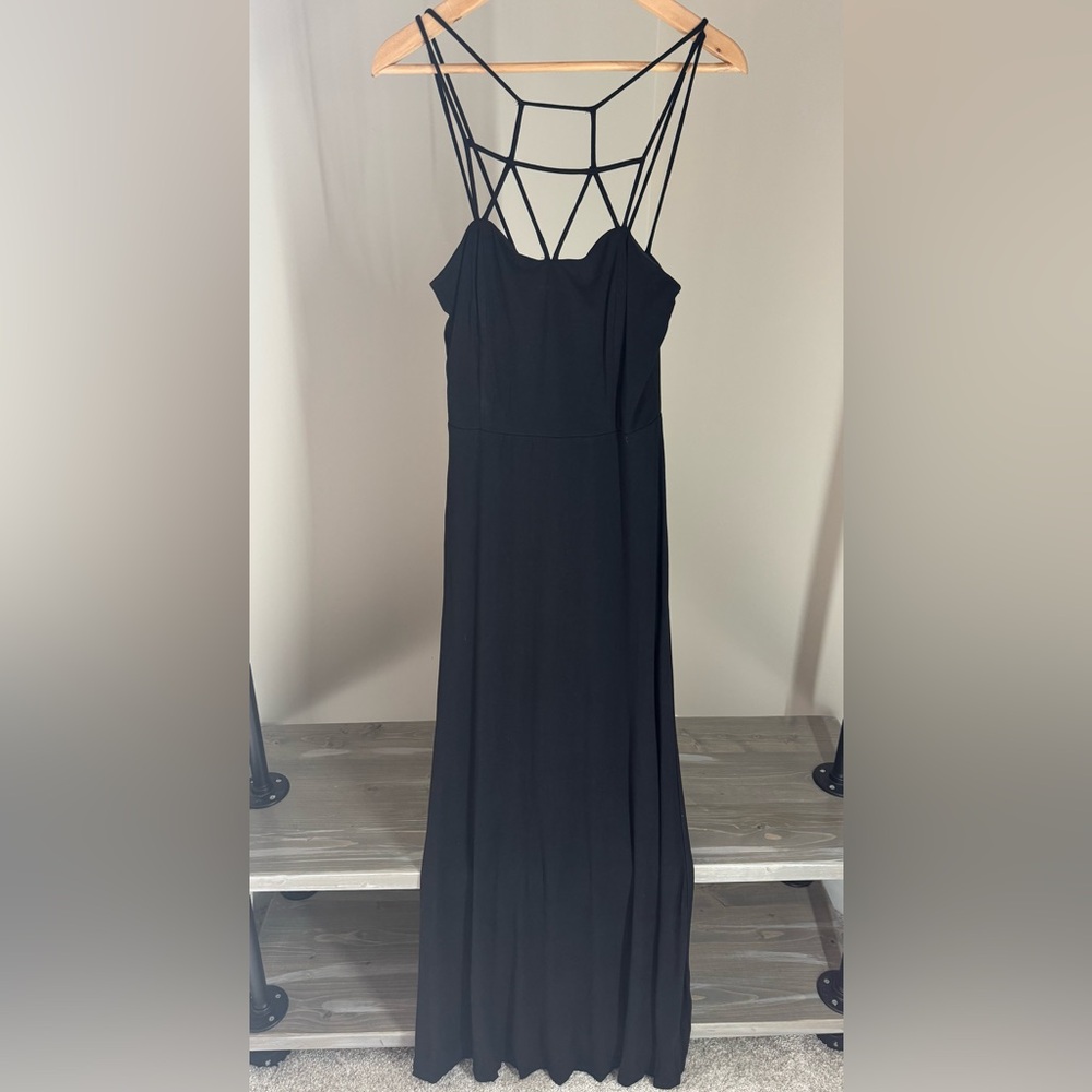 NWT Tobi Black Front Detail Dress, Size Medium